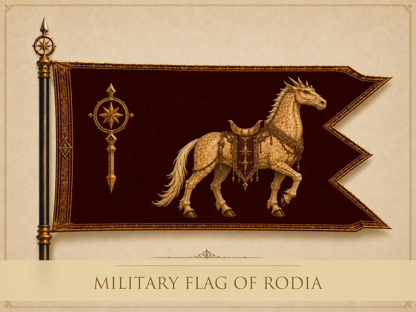 Military Flag of Rodia