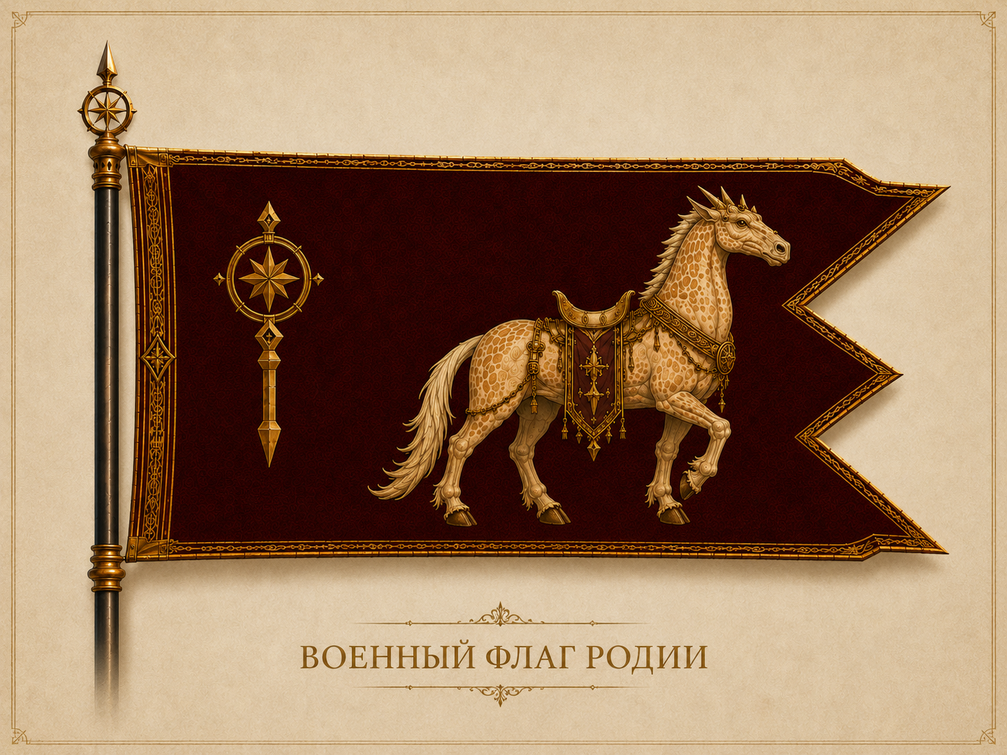 Военный флаг Родии