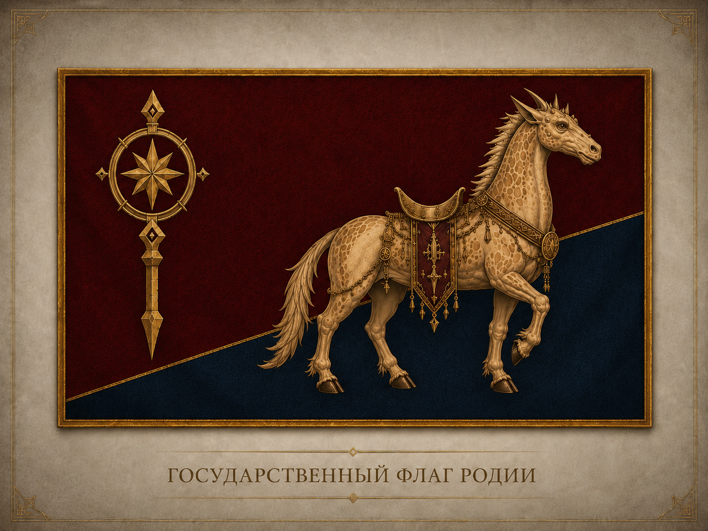 Государственный флаг Родии